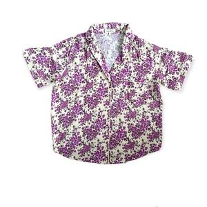 Super cute floral print vintage collared top by Heartloom